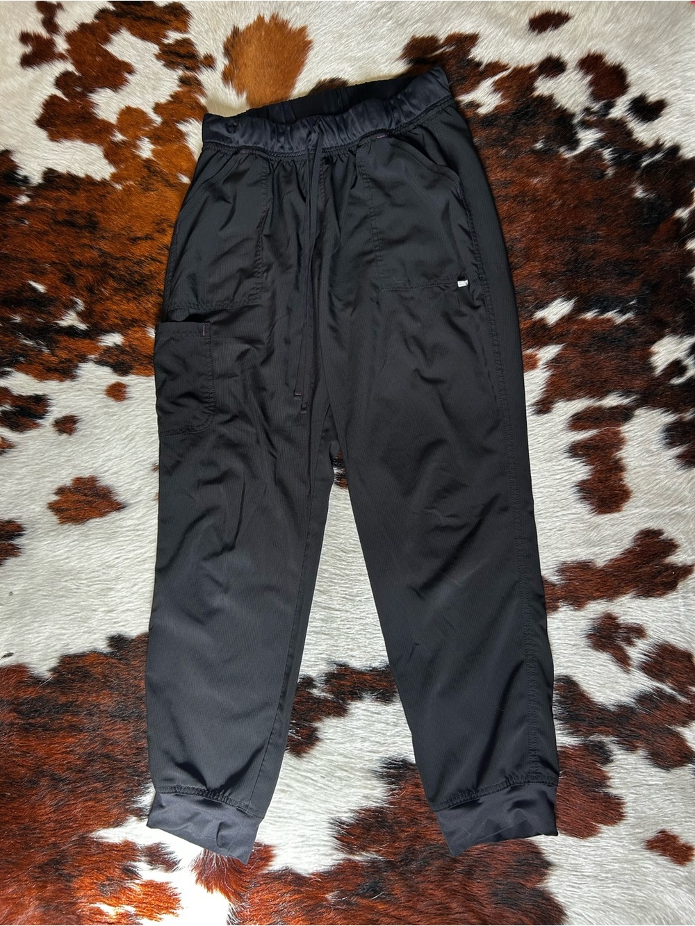 Scrubstar Black Women's Track Joggers